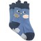Wrapables Peek A Boo Animal Non-Skid Toddler Socks (Set of 6), Cat and Owl Large
